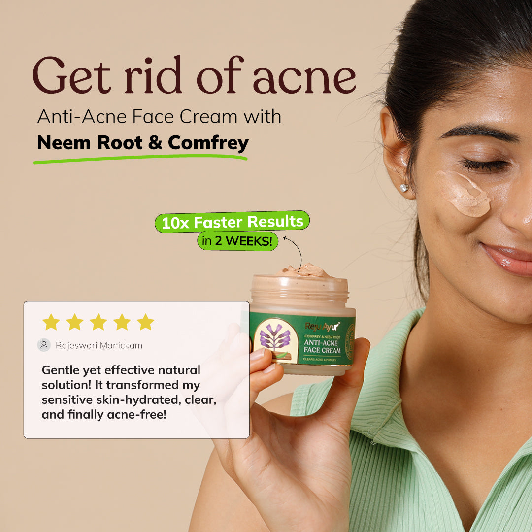 Anti-Acne Face Cream with Comfrey & Neem Root