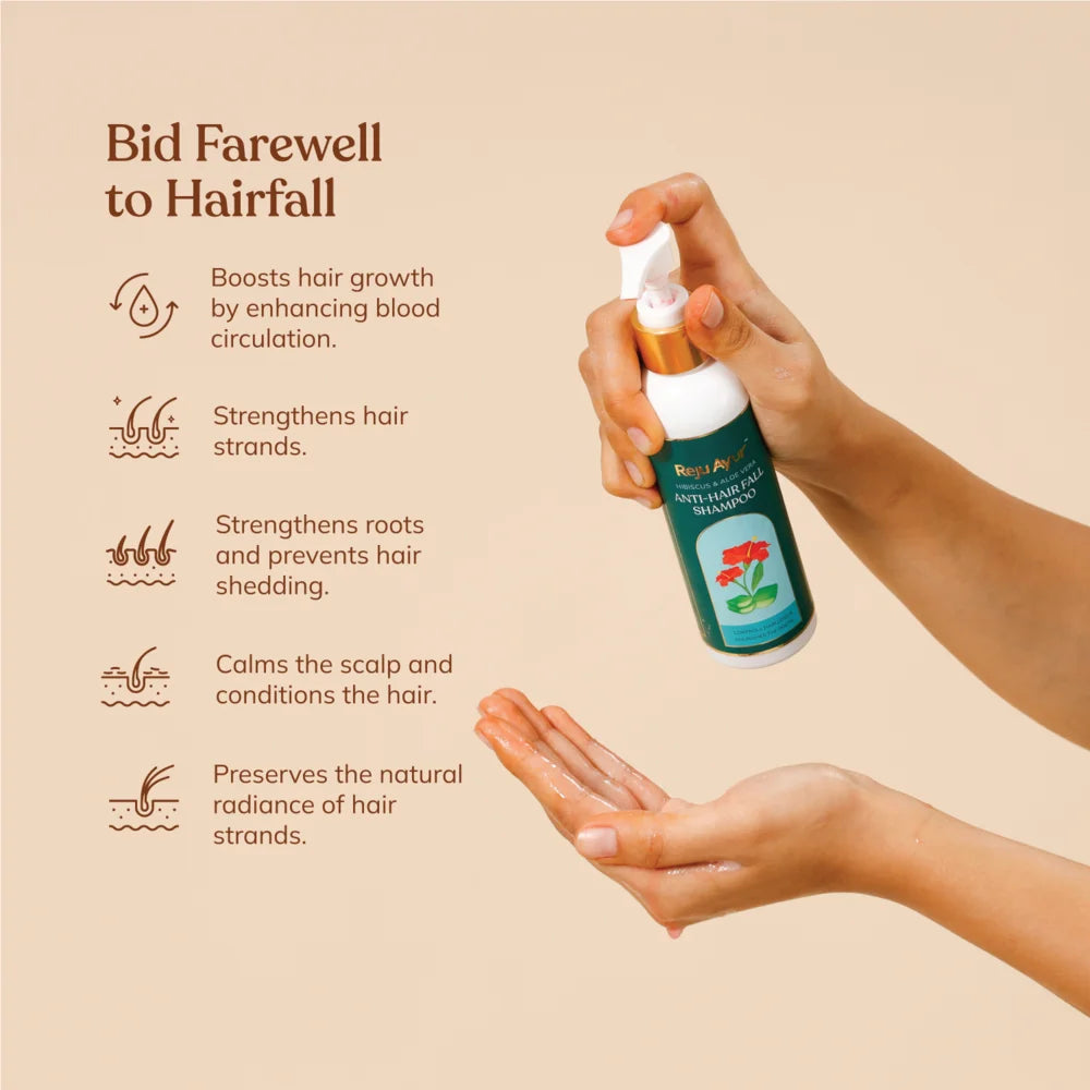 Anti Hair Fall Shampoo with Hibiscus & Aloe Vera